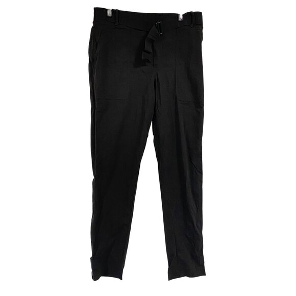 Athleta Trekkie Black Belted Pant Size 10‎ T (Tall) - Picture 1 of 10